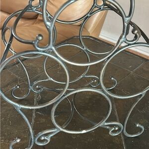 Princess House Iron  Wine Holder